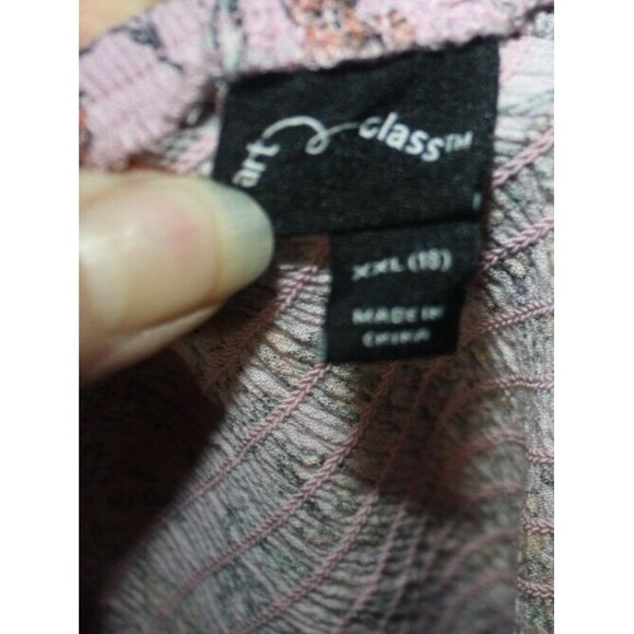 Art Class Girls Stretch Flower Dress Size XXLarge 18 - Picture 6 of 8